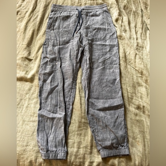 Athleta Cabo Linen Chambray Joggers Size 10
Drawstring Pull-on Pants - Picture 6 of 12